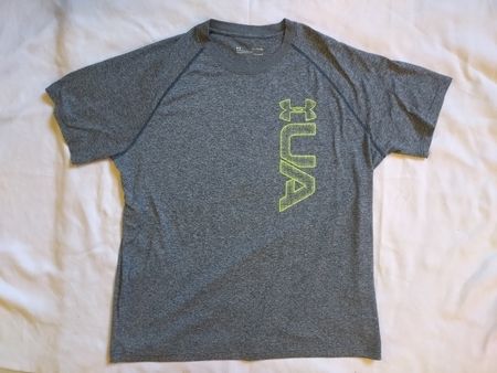 T-shirt Under Armour gris taille XL homme Heatgear 1466138