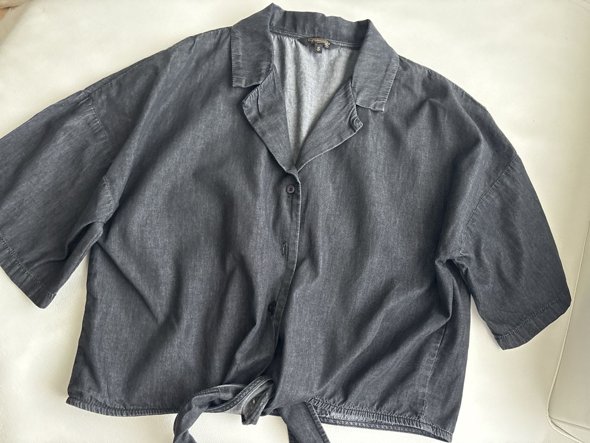 Herrlicher Camicette: Bluse Herrlicher Elonie Dunkelgrau Grösse S – Usato da Zofingen venduto da MasterPCI 3