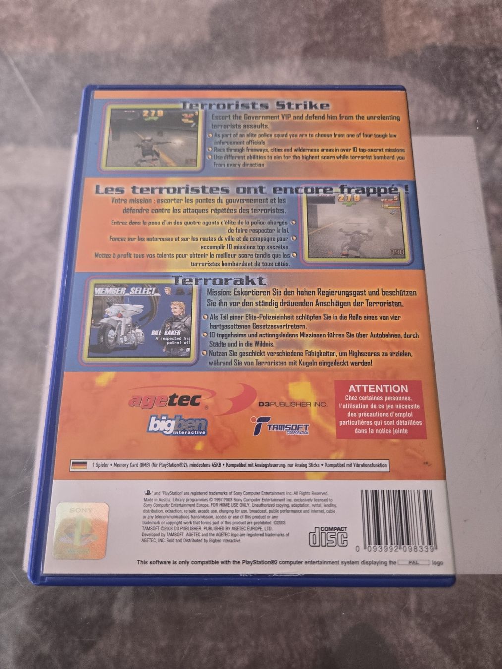 Spiele: Police Chase Down PS2 – Gebraucht aus Bussigny von Kfdlt 1