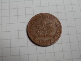 Deutschland 1 Pfennig, 1949
