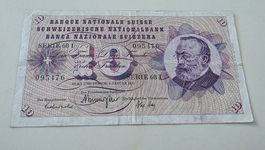 Suisse 10 Fr. 05.01.1970 Serie 68I