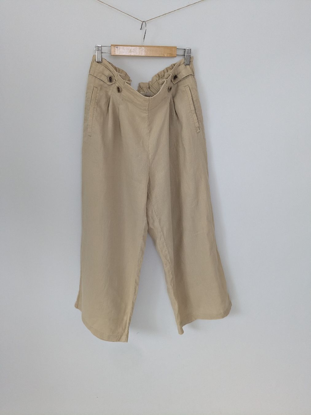 Esprit Pantaloni: Esprit Hose beige Grösse 38 Leinen Damen – Usato da Rorschach venduto da olg_5qq2 1