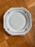 Vintage Servierplatte Oscar Schaller Elfenbein Porzellan