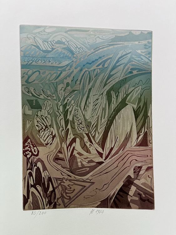 Grafiken & Lithographien: FRANZ EGGENSCHWILER RADIERUNG SIGNIERT NUMMERIERT – Gebraucht aus Gersau von grafik-kunst