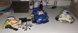 Lot de 3 figurines speed freaks voitures et policier radar