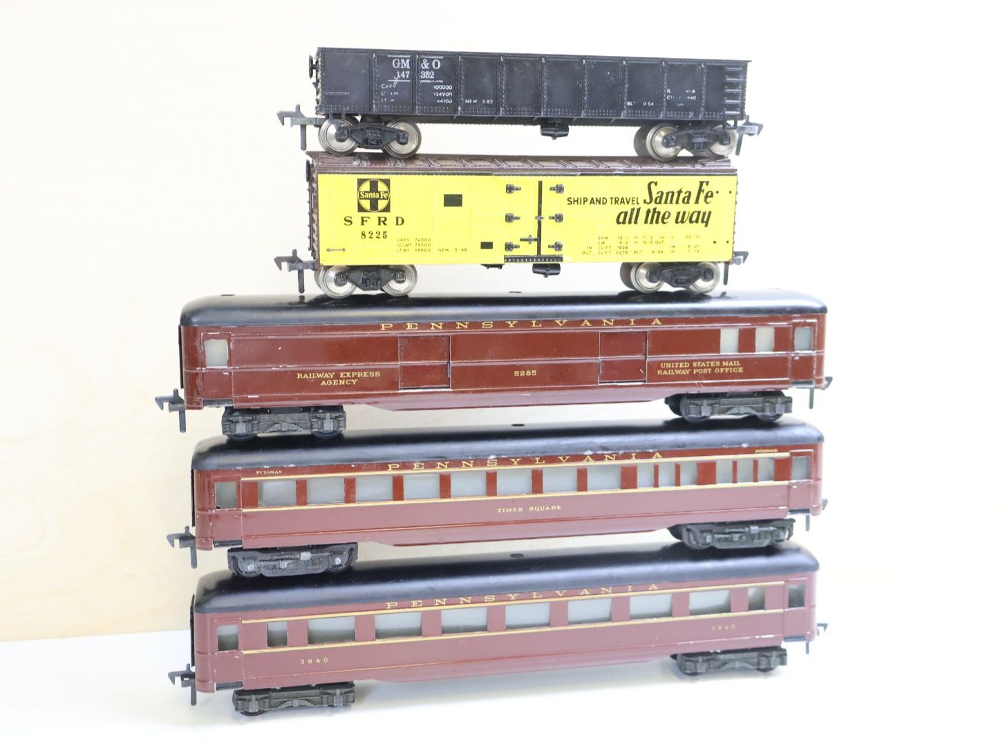 Fleischmann Modellini di ferrovie: Fleischmann US Personen & Güterwagen Set H0 – Usato da Winterthur venduto da Monstera 1
