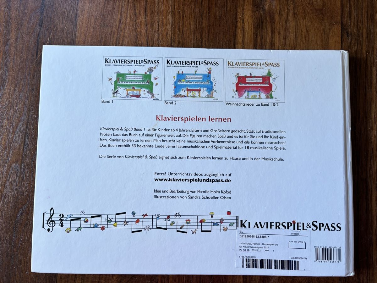 Libri: Klavierspiel & Spass Band 1 – Usato da Zürich venduto da Sonnenschein12 9