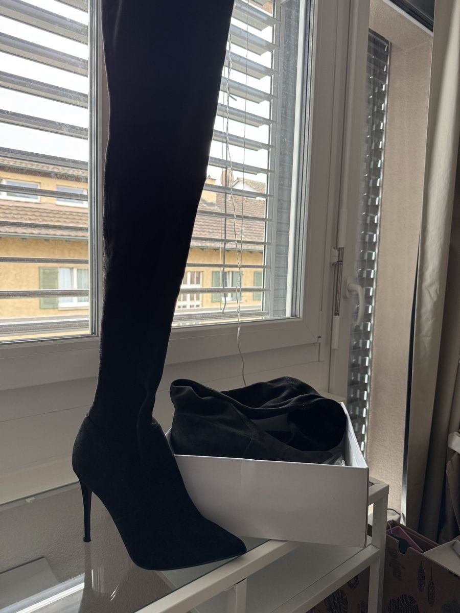 Steve Madden Damenschuhe: Steve Madden Overknee Stiefel schwarz – Neu (gemäss Beschreibung) aus Glattbrugg von lsc_kgb9 1