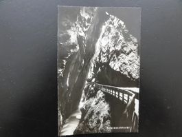 Antike Postkarte Taminaschlucht