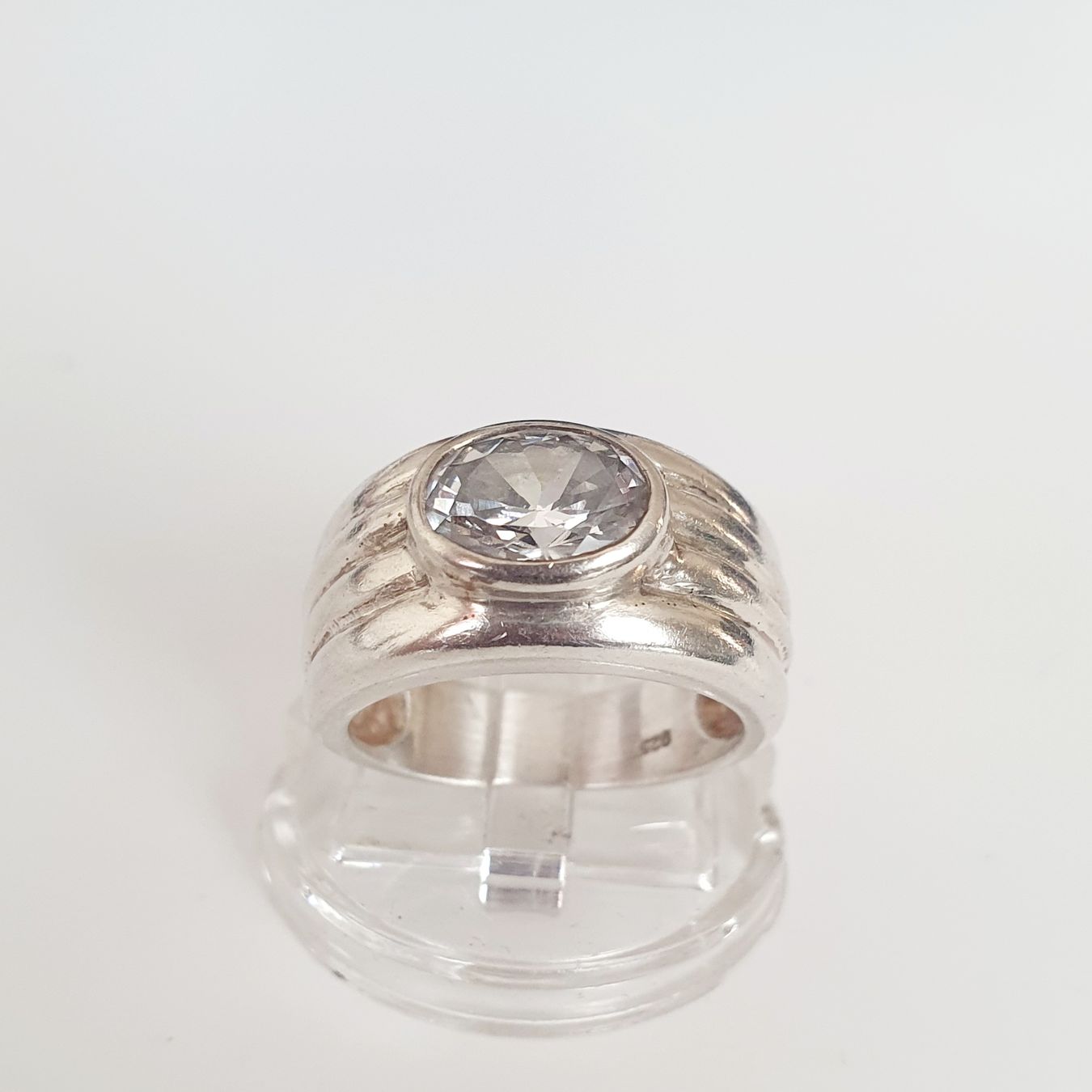 Bagues: Silber Ring  925 Silber mit Stein Grösse 17.6 mm  – D'occasion à Kreuzlingen par Wunderkiste123 8