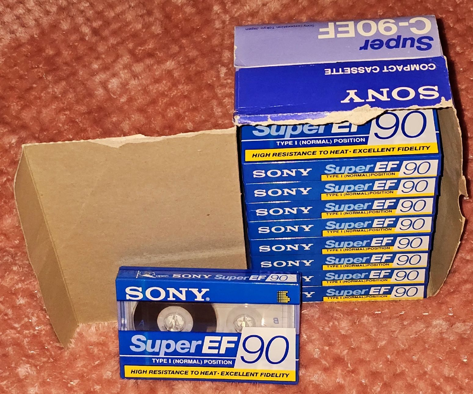 Kompaktkassetten: SONY"SUPER EF-90" Japan collectors – Neu und originalverpackt aus LAUSANNE von Mistersound 1