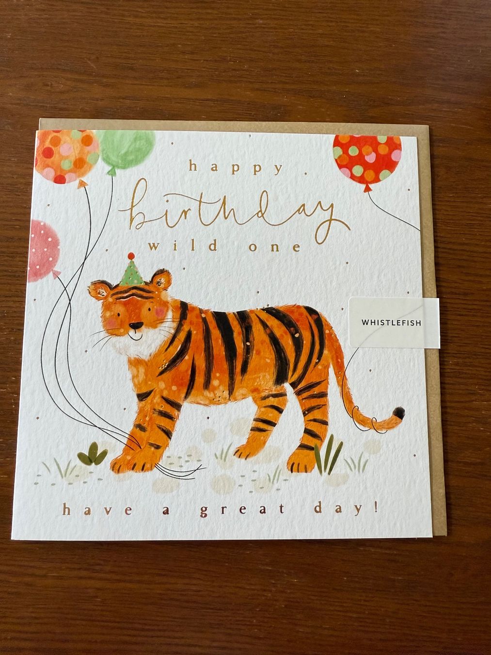 Karten: Kinder Geburtstagskarte Partytiger – Neu und originalverpackt aus Baar von s-nadine
