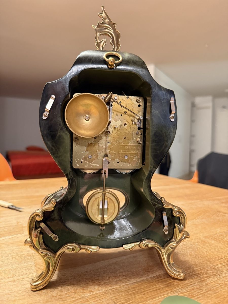 Eluxa Orologi da terra & Orologi da parete: Eluxa Tischuhr, Marmor Optik,  Standuhr Pendule – Usato da Goldach venduto da Messerguru 5