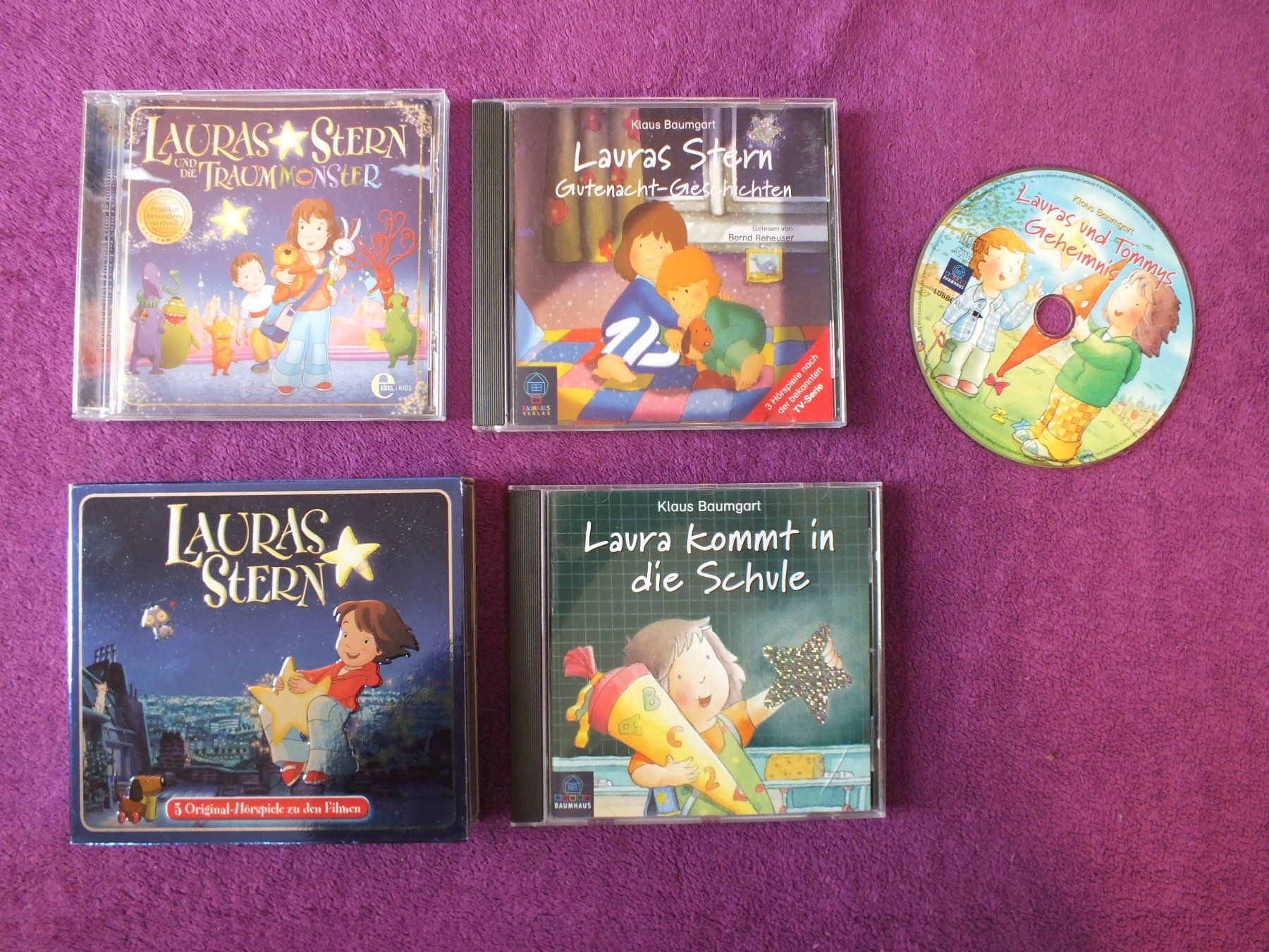 CDs: 7 - Lauras Stern - Hörspiel - CD´s – Gebraucht aus Müllheim Dorf von Seeeule01