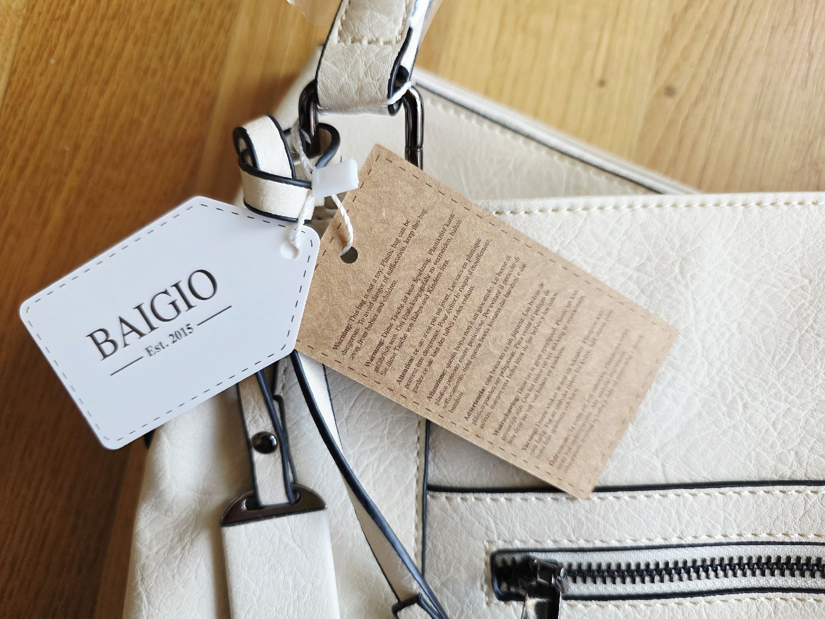 Taschen für Damen: Handtasche beige BAIGIO neu – Neu (gemäss Beschreibung) aus wetzikon von Bestedienste 3