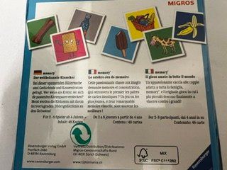 Ravensburger Spiele: Migros Memory – Ravensburger Sonderedition, neu – Neu und originalverpackt aus Bülach von Jaslec4 1