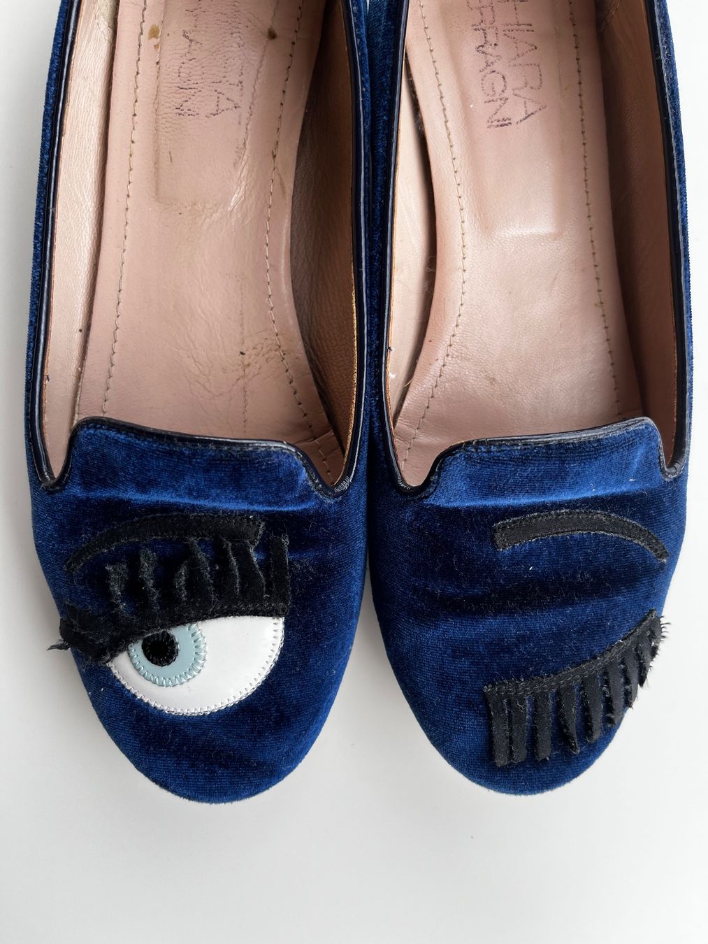 Scarpe da donna: Chiara Ferragni Samt Slipper Gr. 38 – Usato da Olten venduto da hahnice99 3