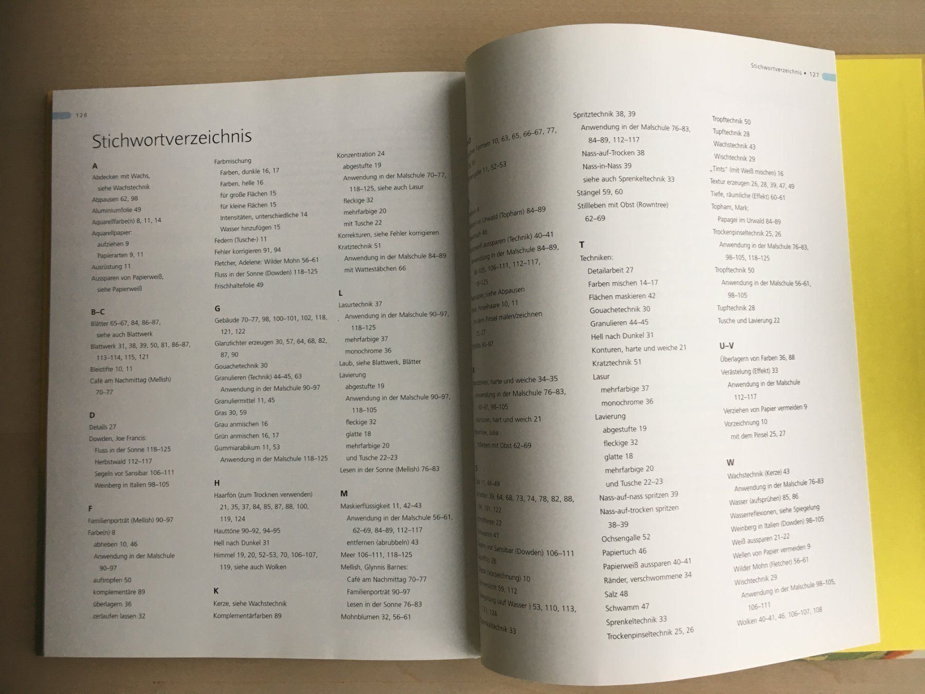 Libri: Der Aquarellkurs - Grundtechniken lernen – Usato da Uetendorf venduto da Florabella01 5