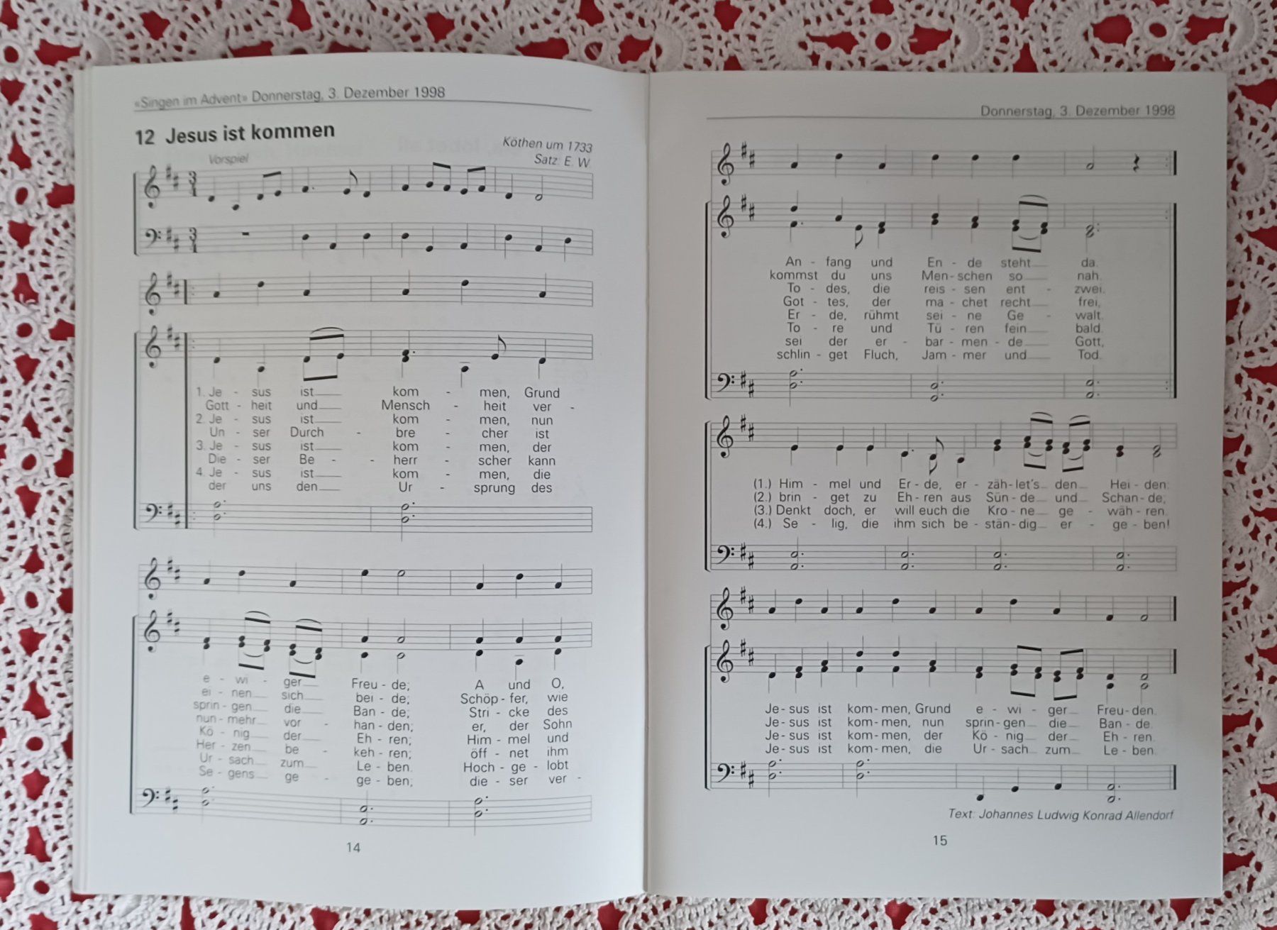 Bücher: 6 Hefte Weihnachtslieder, Chor, Schule, Klavier, Instrumente – Gebraucht aus Lindau von halusana 8