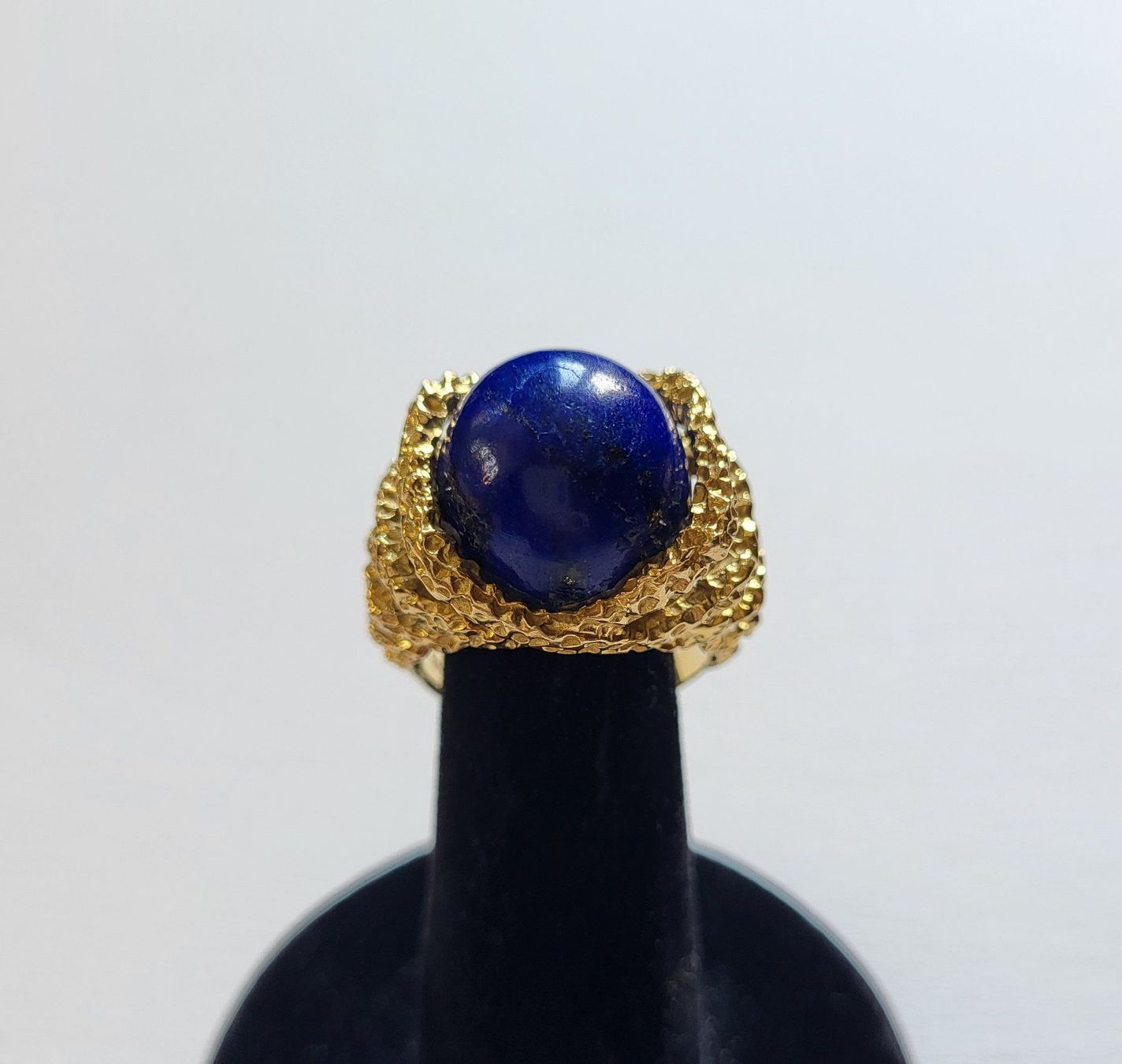Ringe: 18 Karat 750 Massiv Gold Ring Mit Lapislazuli – Gebraucht aus Wald ZH von Aniade 1