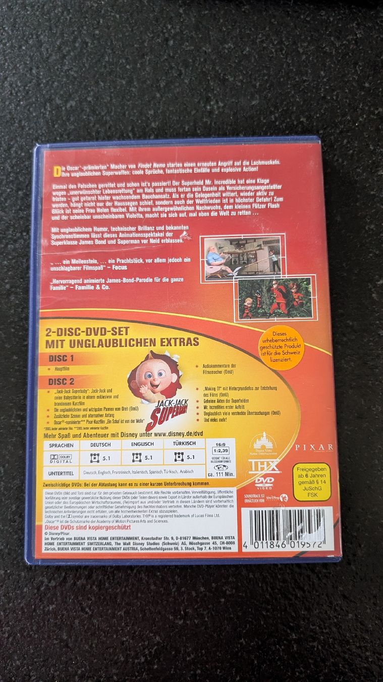 Tutti i DVDs: Die Unglaublichen – Usato da Heimiswil venduto da schlaefli83 1