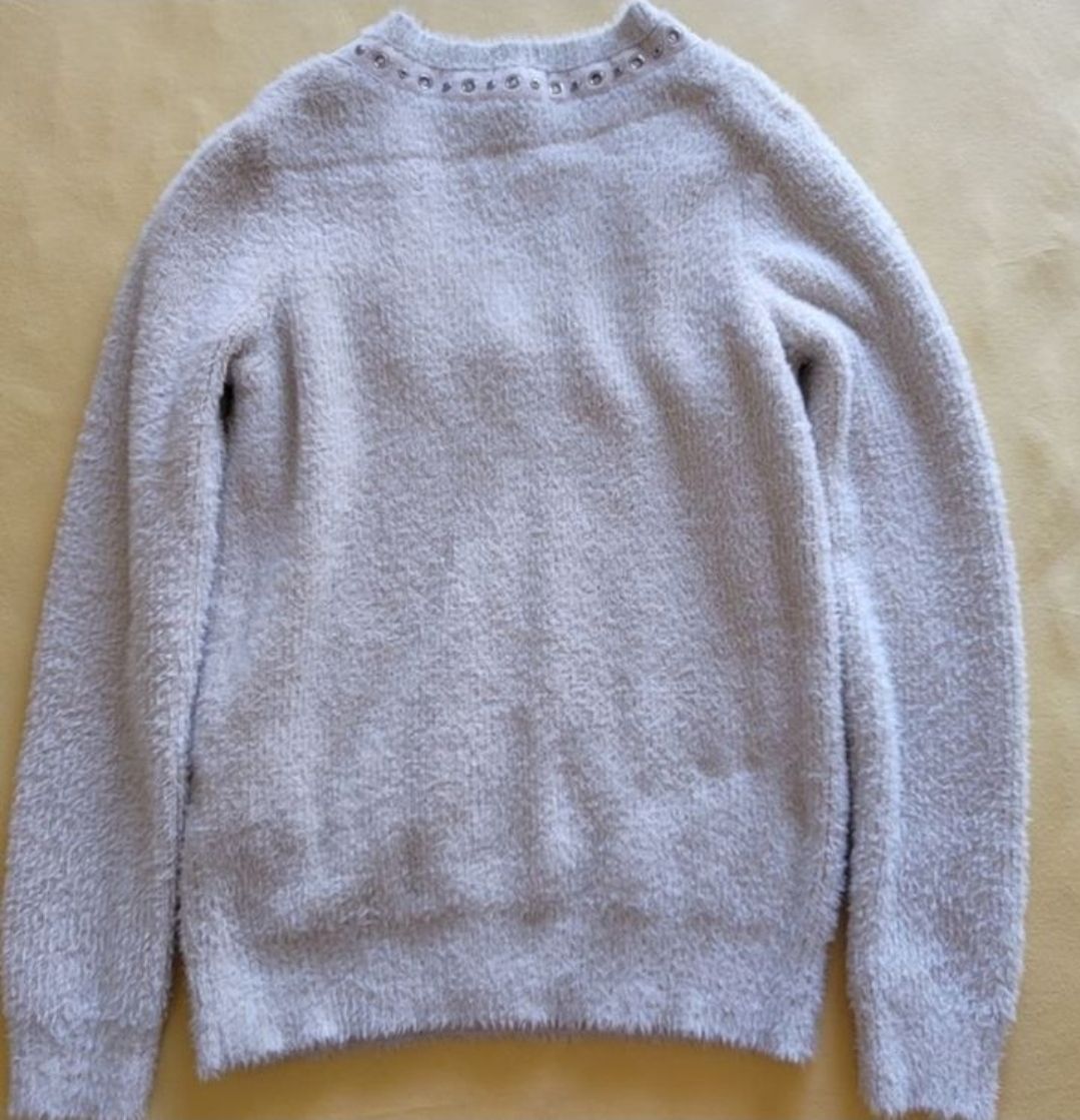 Morgan Pullover & Sweatshirts: Morgan Strickpullover mit V-Ausschnitt, Grösse S, Beige – Gebraucht aus Zug von matomic85 1