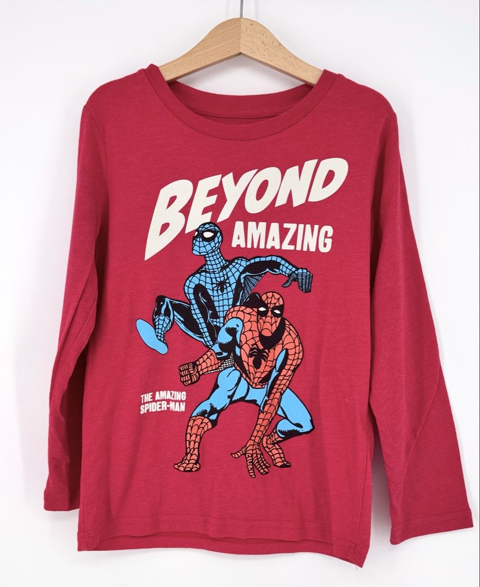 Maglioni & Felpe: # BOY - Pullover ,,Spiderman‘‘ Gr. 122/7 - JUMPING BEANS # – Usato da Bolligen venduto da secondhand-with-love