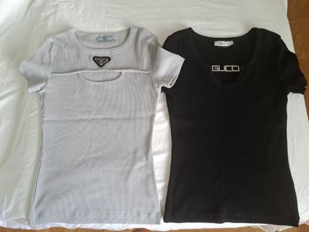 2x Design Shirt wie neu M/L