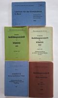 Schweizer Armee: 5 Broschüre Reglemente Lehrbücher 1939-1957