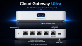 Ubiquiti UniFi UCG Ultra – Cloud Gateway 2.5GbE, IDS/IPS