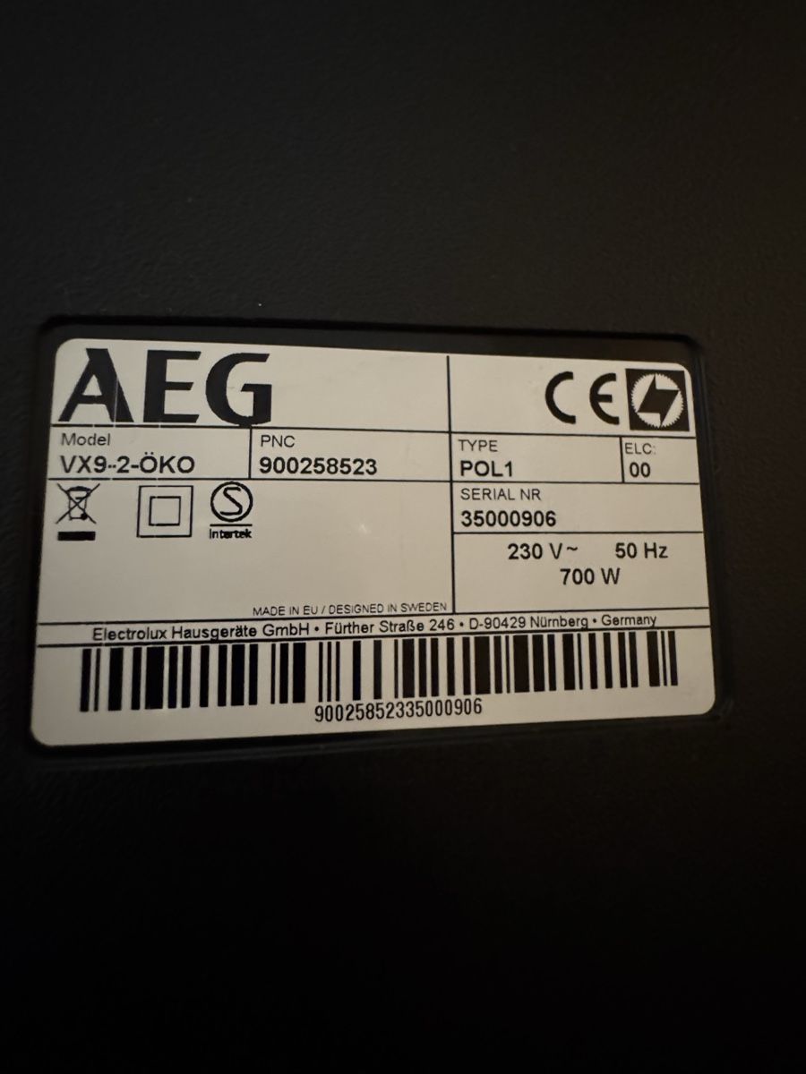 AEG Staubsauger & Zubehör: AEG Staubsauger vx9-2-öko – Gebraucht aus Hochfelden von 05b_96wx 4
