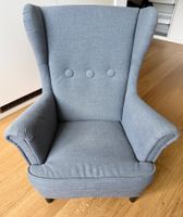 IKEA STRANDMON Kindersessel, Vissle grau