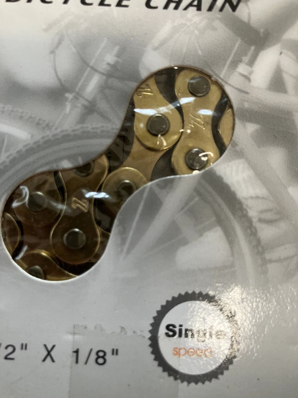 Pezzi di ricambio: KMC Single Speed Kette gold - neu – Usato da Obermumpf venduto da Estrela67 2