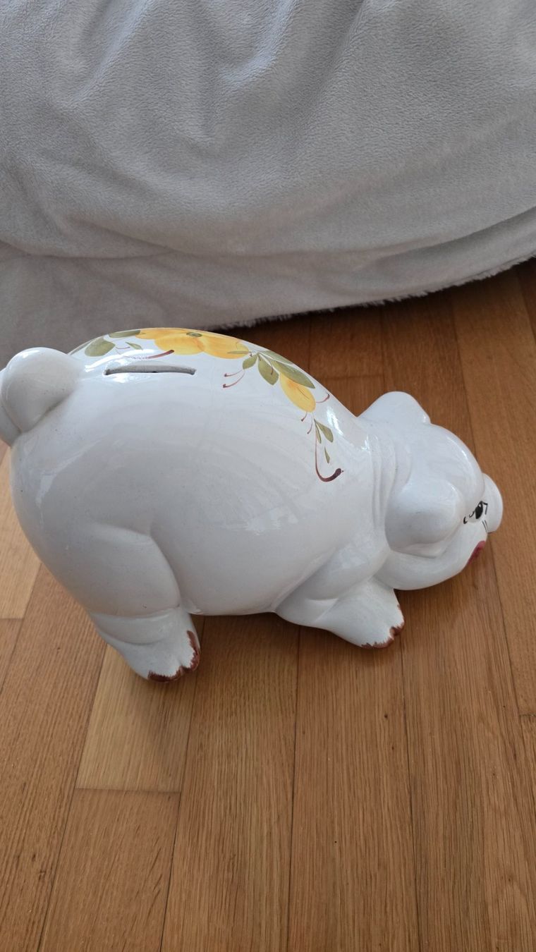 Spardosen: Sparschwein "Frühlingsblume" – Gebraucht aus Rafz von Domimir 4