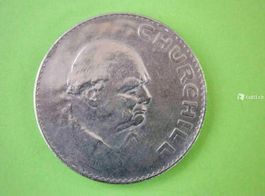 Münze UK Elizabeth II Churchill 1965