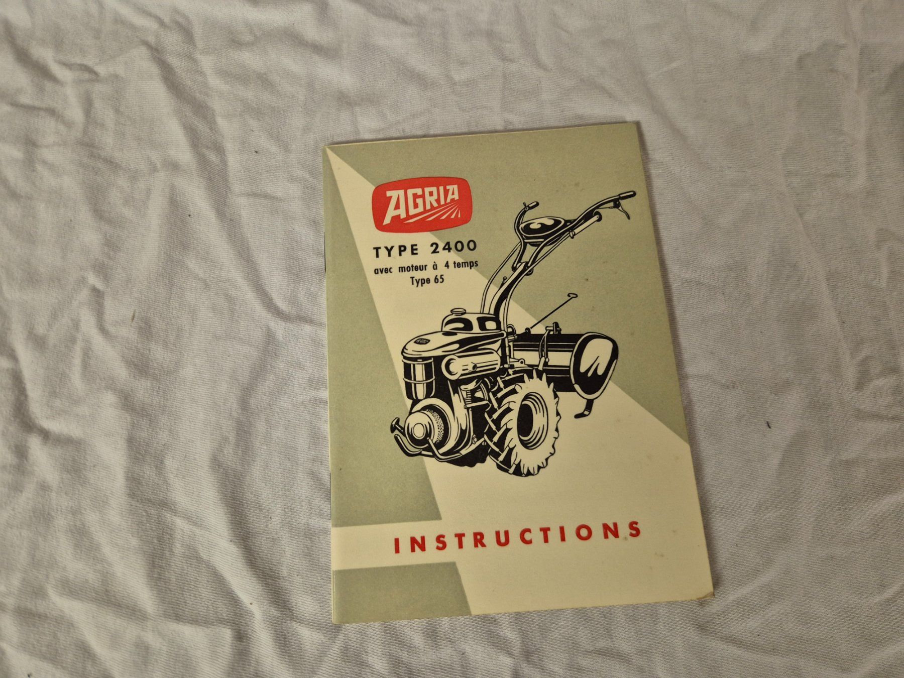 Dokumente: Instructions d'emploi AGRIA 2400 – Gebraucht aus Saxon von pva_fww7