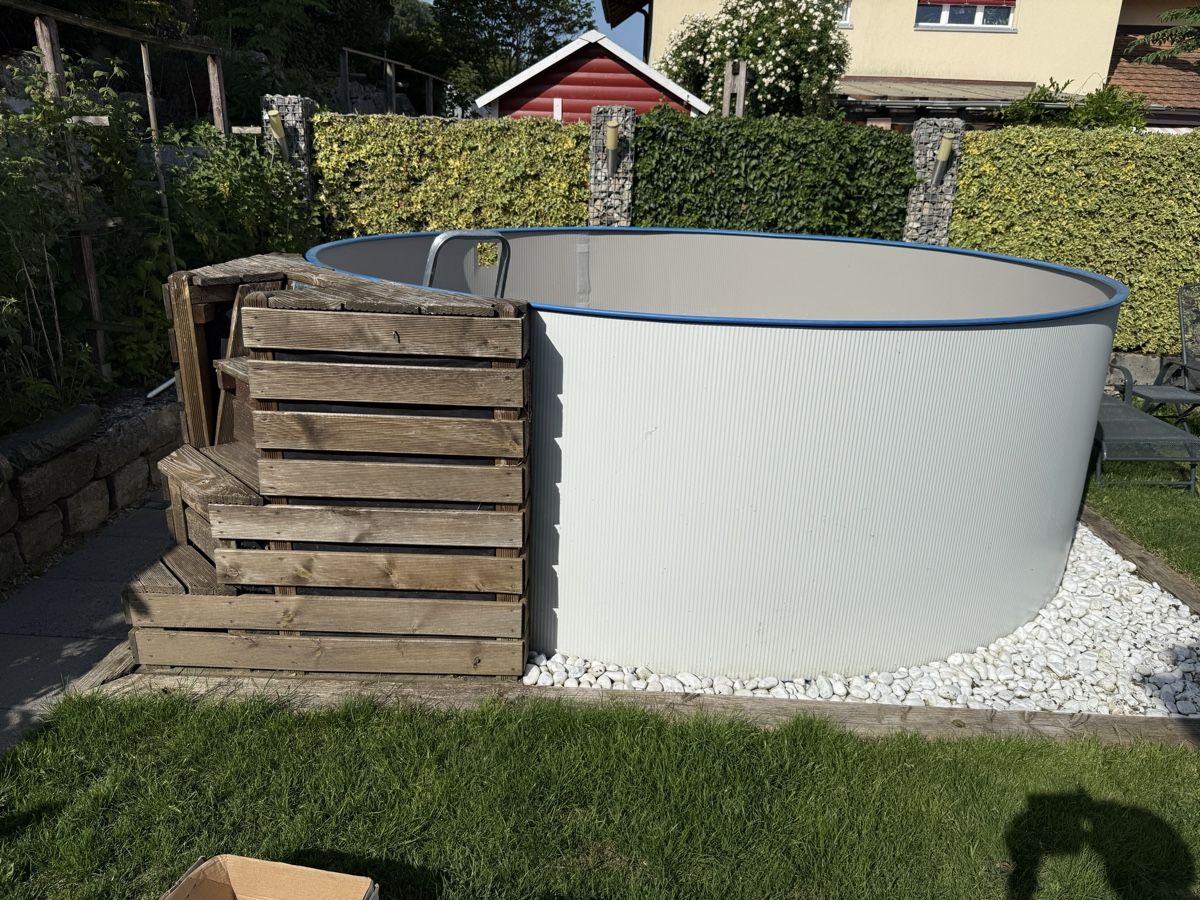 Piscine: Poolfolie 400 x 120 x 0,6 – Usato da SAFNERN venduto da badi39 3