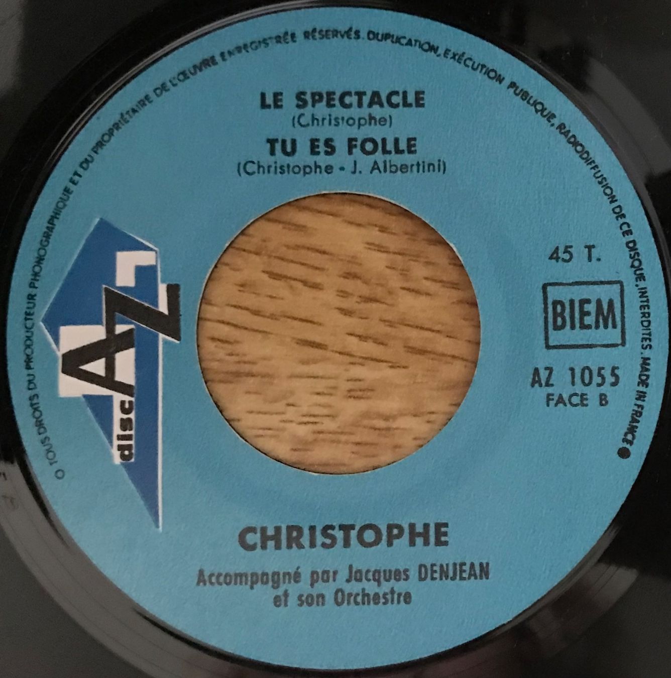 Dischi in vinile: CHRISTOPHE - J’AI ENTENDU LA MER – Usato da Bussigny venduto da vinyl-pas-cher 3