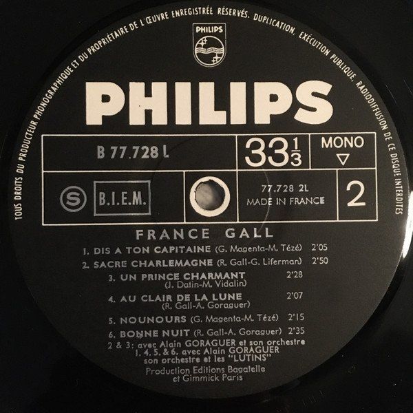 Schallplatten: France Gall "Poupée de cire, poupée de son" – Gebraucht aus Neuchâtel von Maudicia 3
