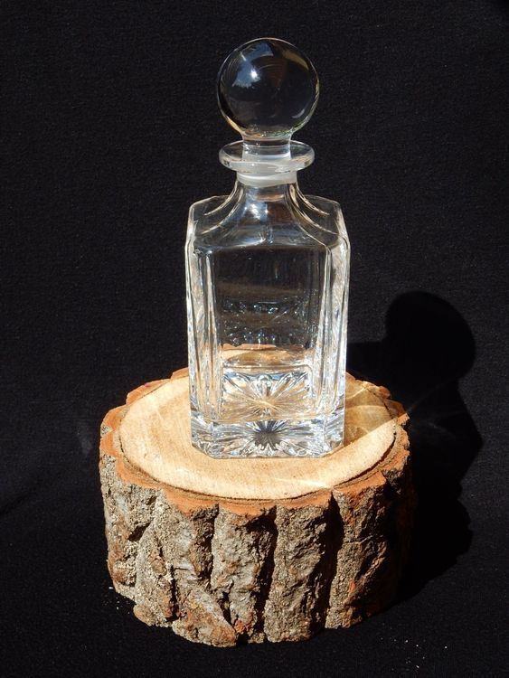 Klassische Whisky Karaffe Aus Glas – 900 Ml, Mit Glasstopfen, Für Cognac, Likör & Spirituosen