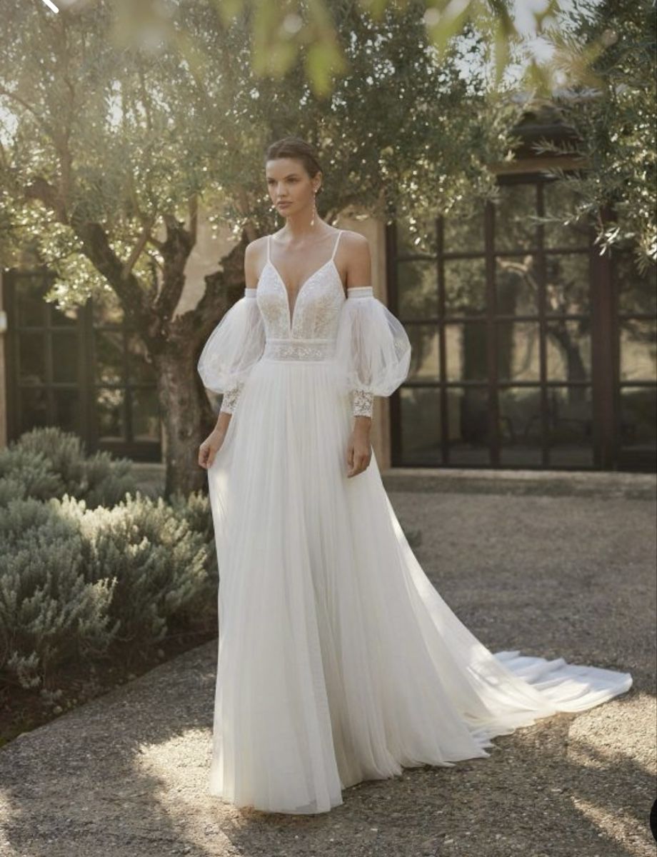 Vestiti: Brautkleid Aire Barcelona Boho-Stil – Usato da Steinach venduto da Miz42