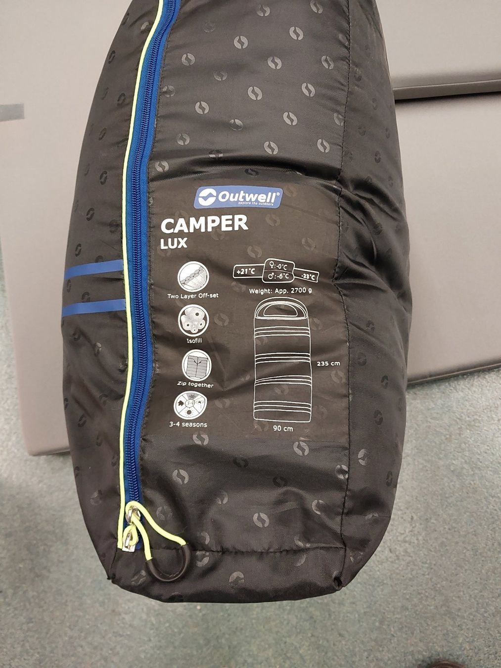 Outwell Schlafsäcke: Sac de couchage Outwell Camper lux – Gebraucht aus Ste-Croix von RTpower 3