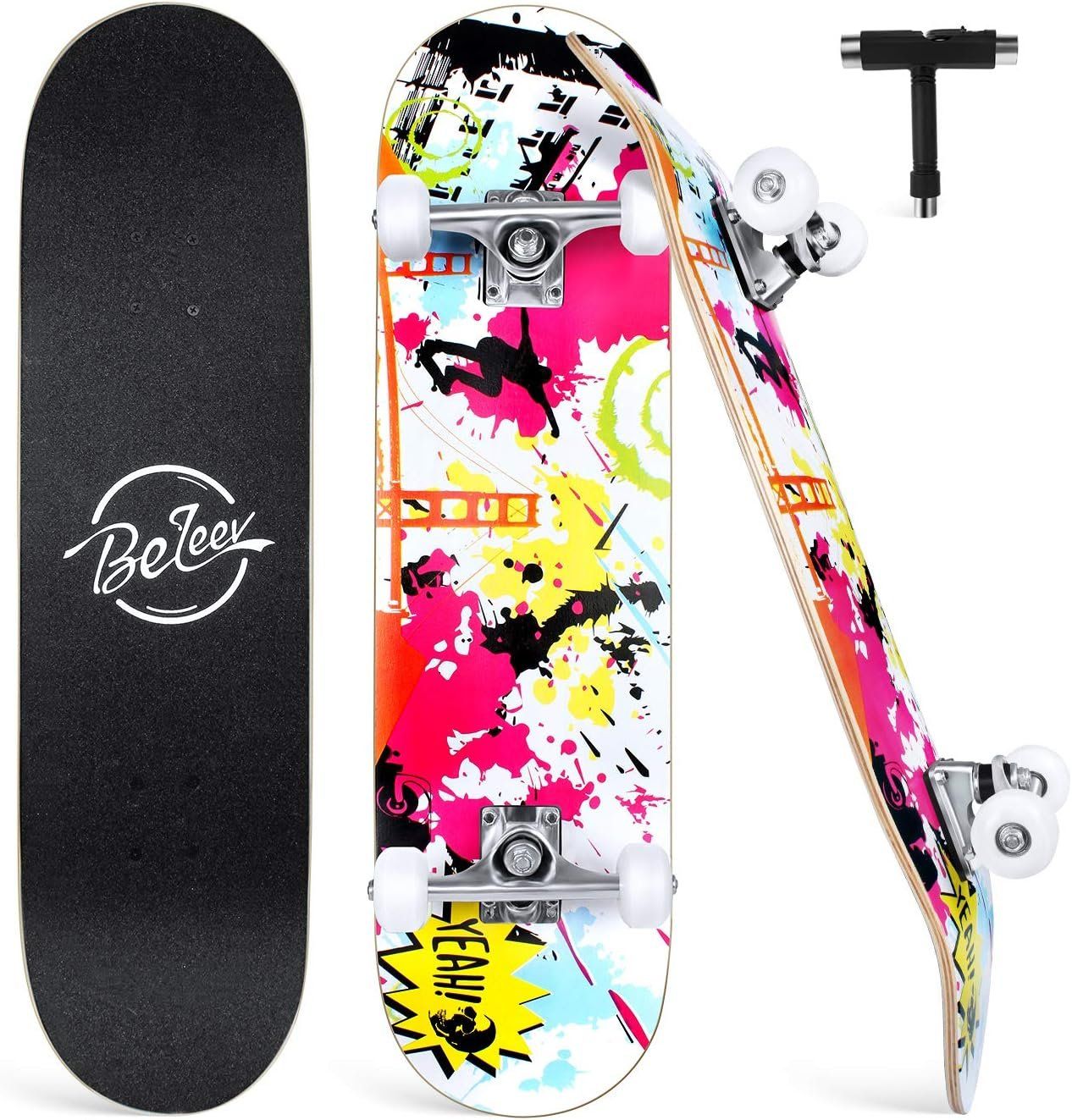 Skateboards: Skateboard 31x8 Komplette Cruiser Kinder Jugendliche Ahorn – Nuovo e nell'imballaggio originale da Hundwil venduto da pak_7zvn