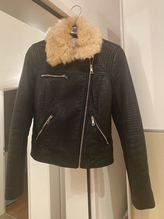 Jacke von Zara Trafaluc, Kunstleder, XS