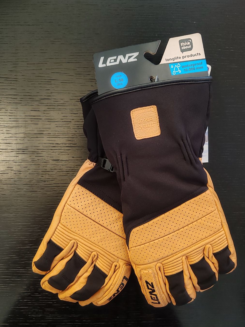 Altri accessori da uomo: Lenz Think About Skihandschuhe, brown, Herren L/10 - Neu – Nuovo e nell'imballaggio originale da Bern venduto da PrettyGood 1