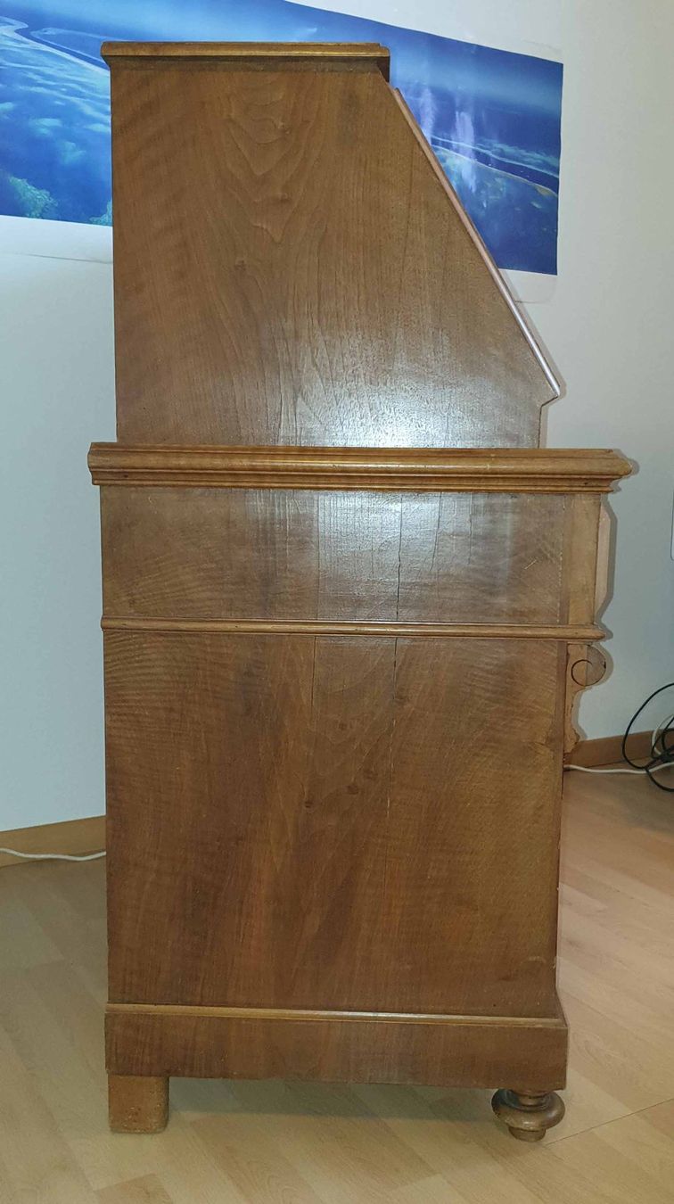 Cassettiere: Sekretär Holz, Schreibtisch-Kommode – Usato da Luzern venduto da Tangerine6 6