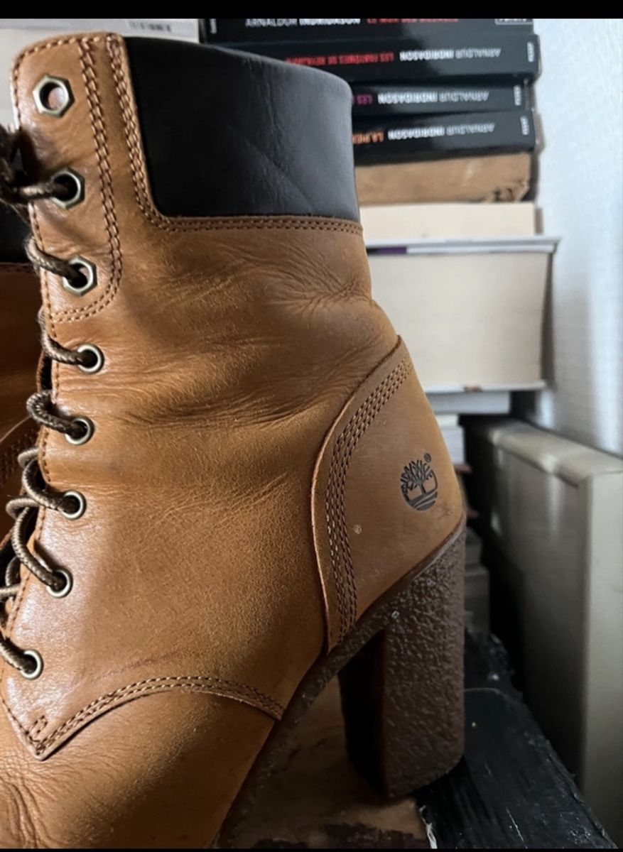 Timberland Scarpe da donna: Timberland Bottines à lacets en cuir taille37 – Usato da Yverdon-les-Bains venduto da mat_tv6q 3