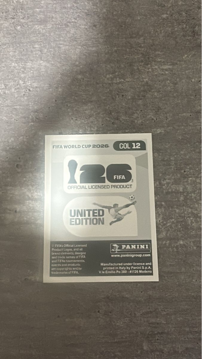 Panini Carte collezionabili: COL 12 , FIFA WORLD CUP 2026 PANINI  – Nuovo (secondo la descrizione) da Frauenfeld venduto da 1PegPeg1 1