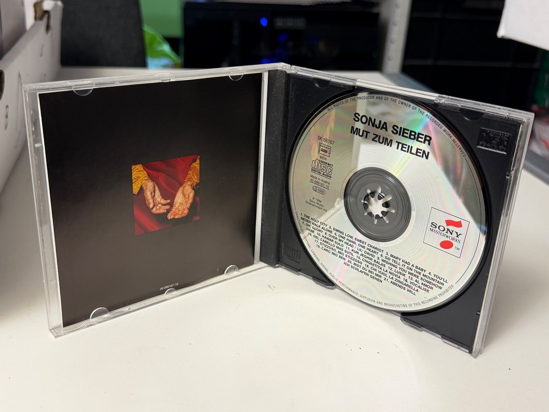 CD: Sonja Sieber - Mut zum Teilen - HG41D – Usato da Küsnacht ZH venduto da swisssales.net 2