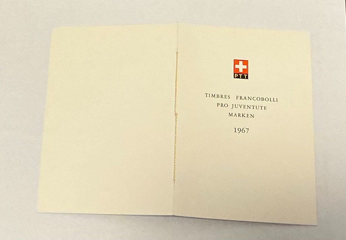 Tutti i francobolli: CH Pro Juventute  Briefmarkenheftchen Satz 1967 – Usato da Koblenz venduto da Markenhimmel 1